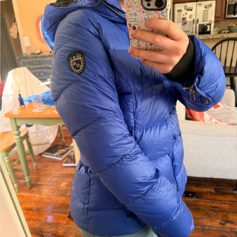 Skea Women's Blue Puffer Jacket - Picture 8 of 10